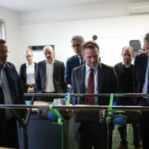 Ministerial visit into our corsican offices